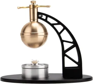 steam Engine Model kit, Heros Engine Bladeless Radial Steam Ball Model Kit-Build Your Own Engine, Science Education Kit Birthday Gift - Black