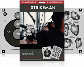 Strikeman 2-Target Expansion Pack – Strike-Ball & Front Nine Set – Dry-Fire Laser Training System That’s Great for Indoor Target Sheet Shooting Practice