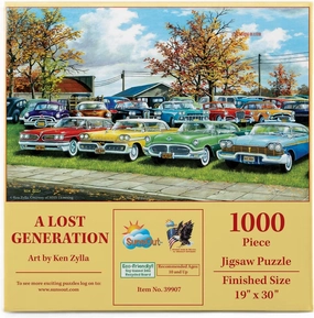 SUNSOUT INC - A Lost Generation - 1000 pc Jigsaw Puzzle by Artist: Ken Zylla - Finished Size 19" x 30" - MPN# 39907