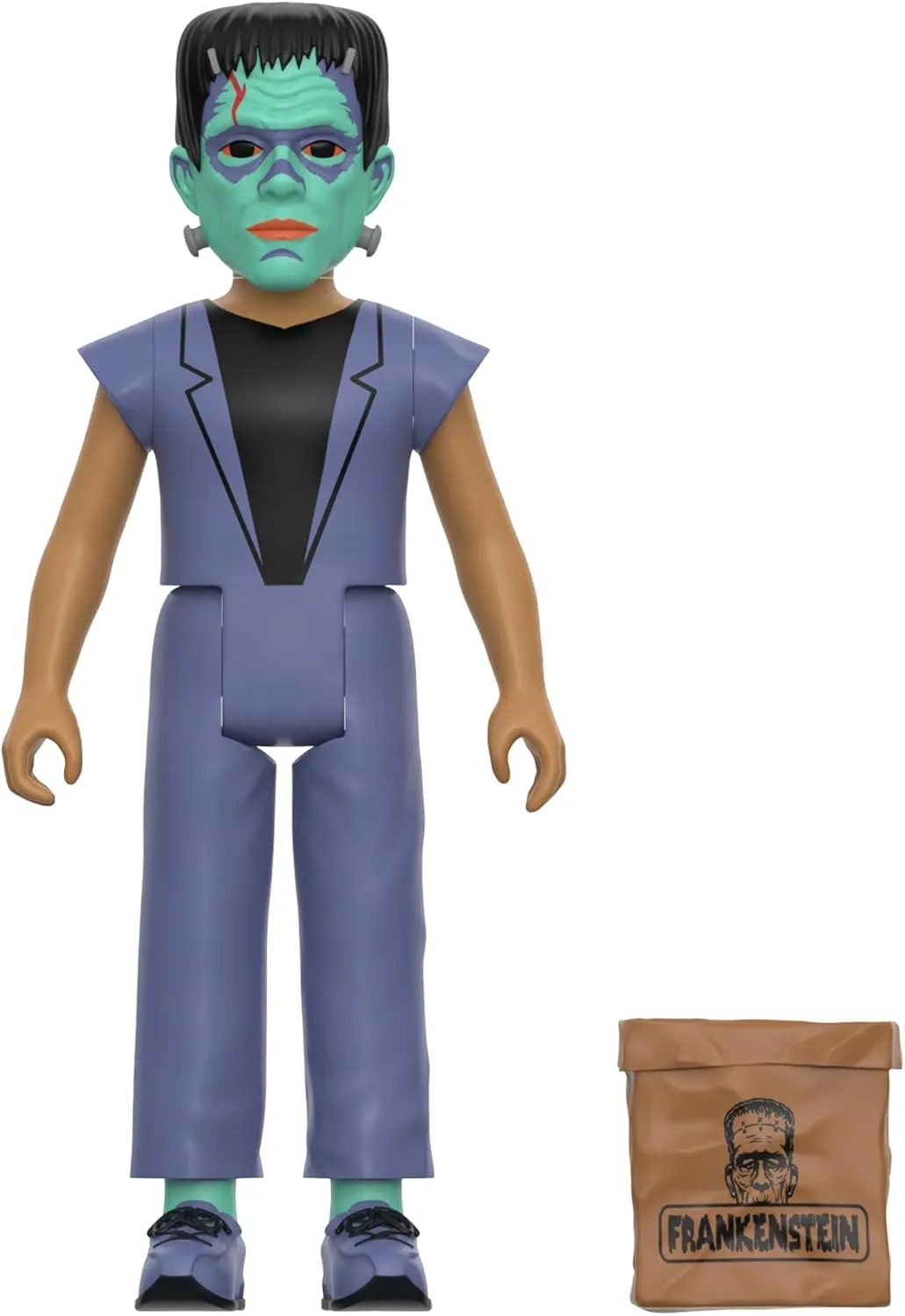 Super7 Halloween Kids Universal Monsters Frankenstein Boy - 3.75" Universal Monsters Movies Action Figure with Accessory Classic Movie Collectibles