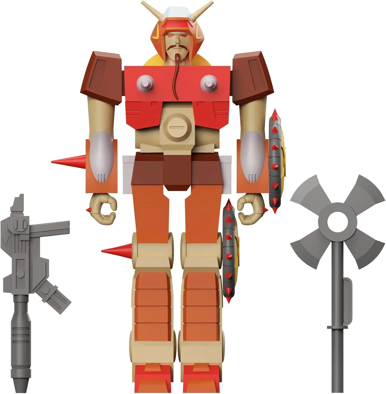 Super7 Transformers Wreck-Gar - 3.75" Transformers Action Figure with Accessory Classic Cartoon Collectibles and Retro Toys