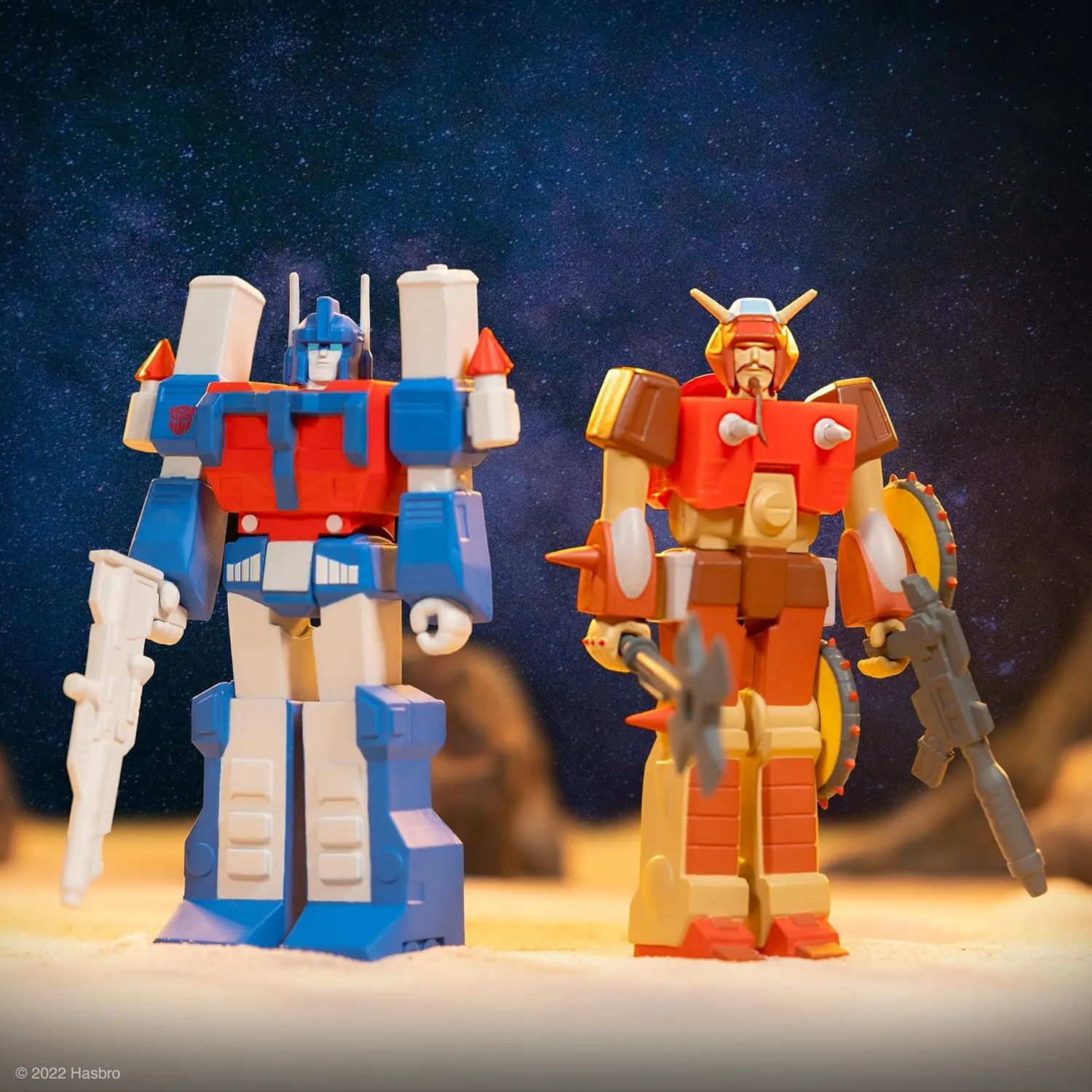 Super7 Transformers Wreck-Gar - 3.75" Transformers Action Figure with Accessory Classic Cartoon Collectibles and Retro Toys