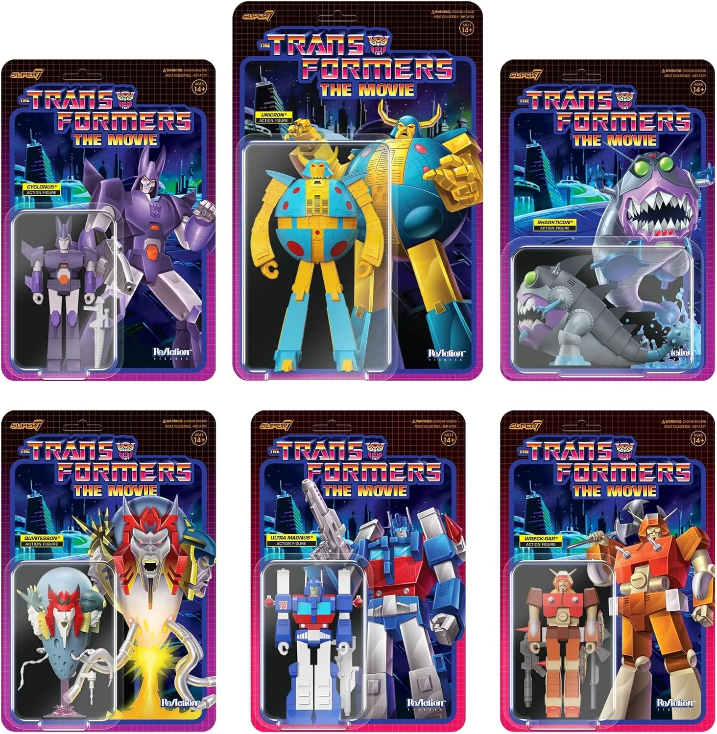 Super7 Transformers Wreck-Gar - 3.75" Transformers Action Figure with Accessory Classic Cartoon Collectibles and Retro Toys
