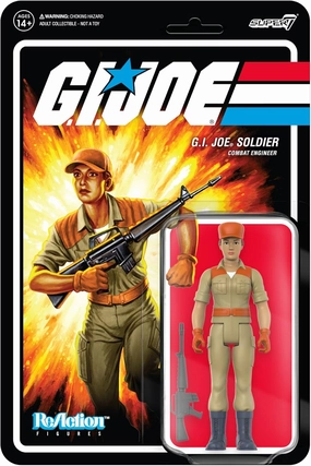 Super7 G.I. Joe Female Combat Engineer Bun Hair - 3.75" G.I. Joe Action Figure with Accessory Classic Cartoon Collectibles and Retro Toys