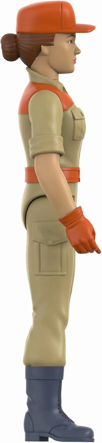 Super7 G.I. Joe Female Combat Engineer Bun Hair - 3.75" G.I. Joe Action Figure with Accessory Classic Cartoon Collectibles and Retro Toys