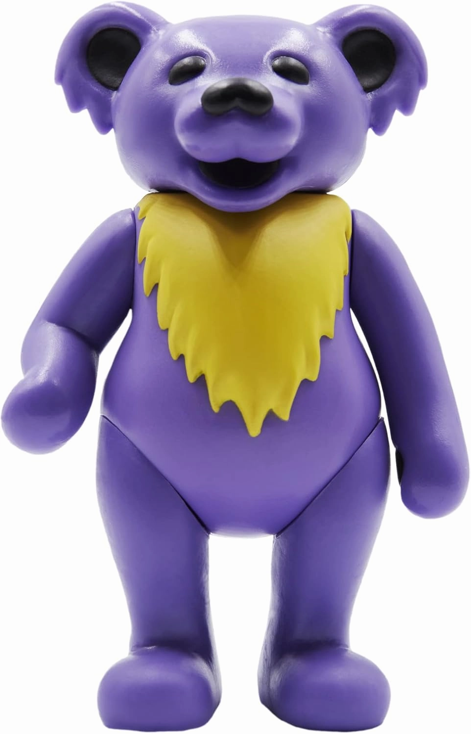 Super7 Grateful Dead Dancing Bear - 3.75" Grateful Dead Action Figure with Peg Stand Accessory Classic Music Collectibles and Retro Toys