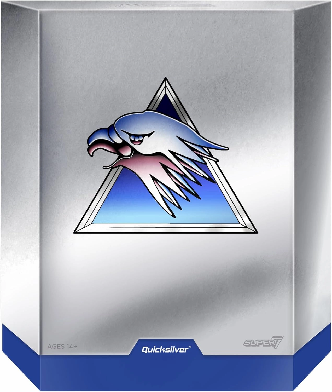 Super7 ULTIMATES! SilverHawks Quicksilver - 7" SilverHawks Action Figure with Accessories Classic Cartoon Collectibles and Retro Toys