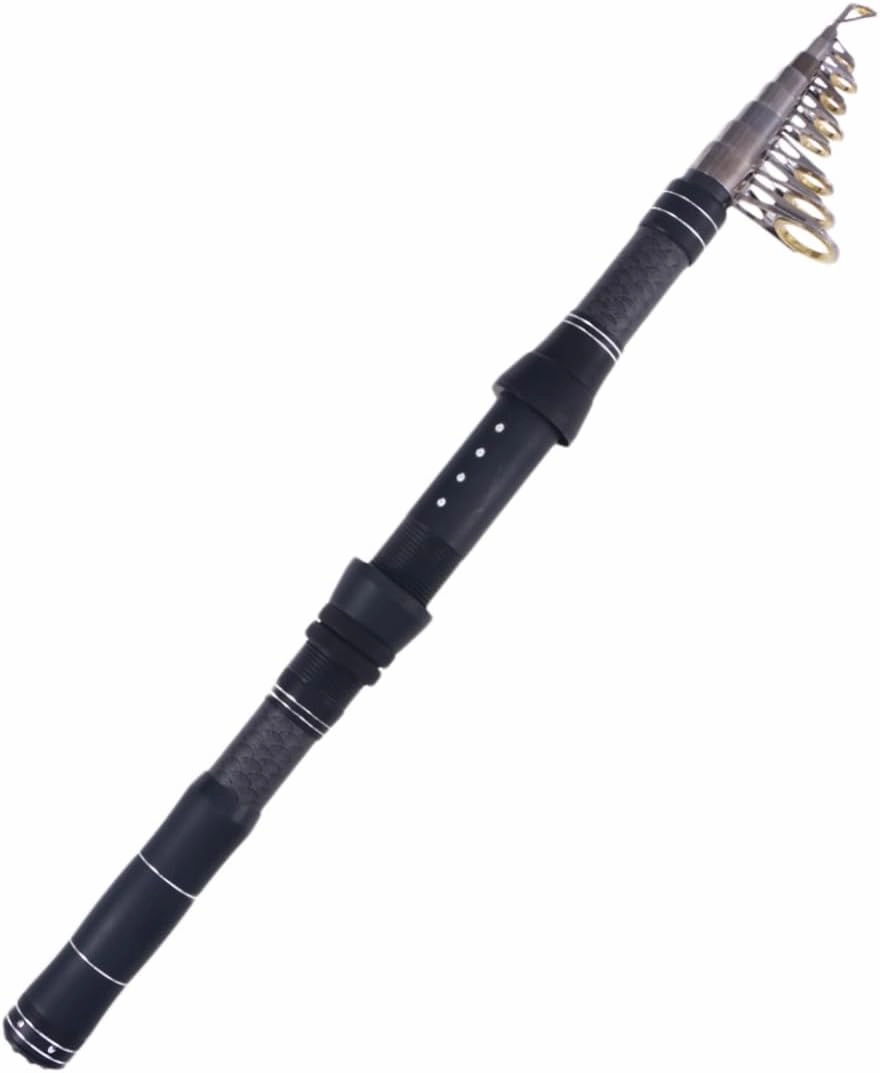 Super Hard Carbon Sea Rod Compact Fishing Pole Telescopic Foldable Ocean Fishing Rod Mini Saltwater Spinning