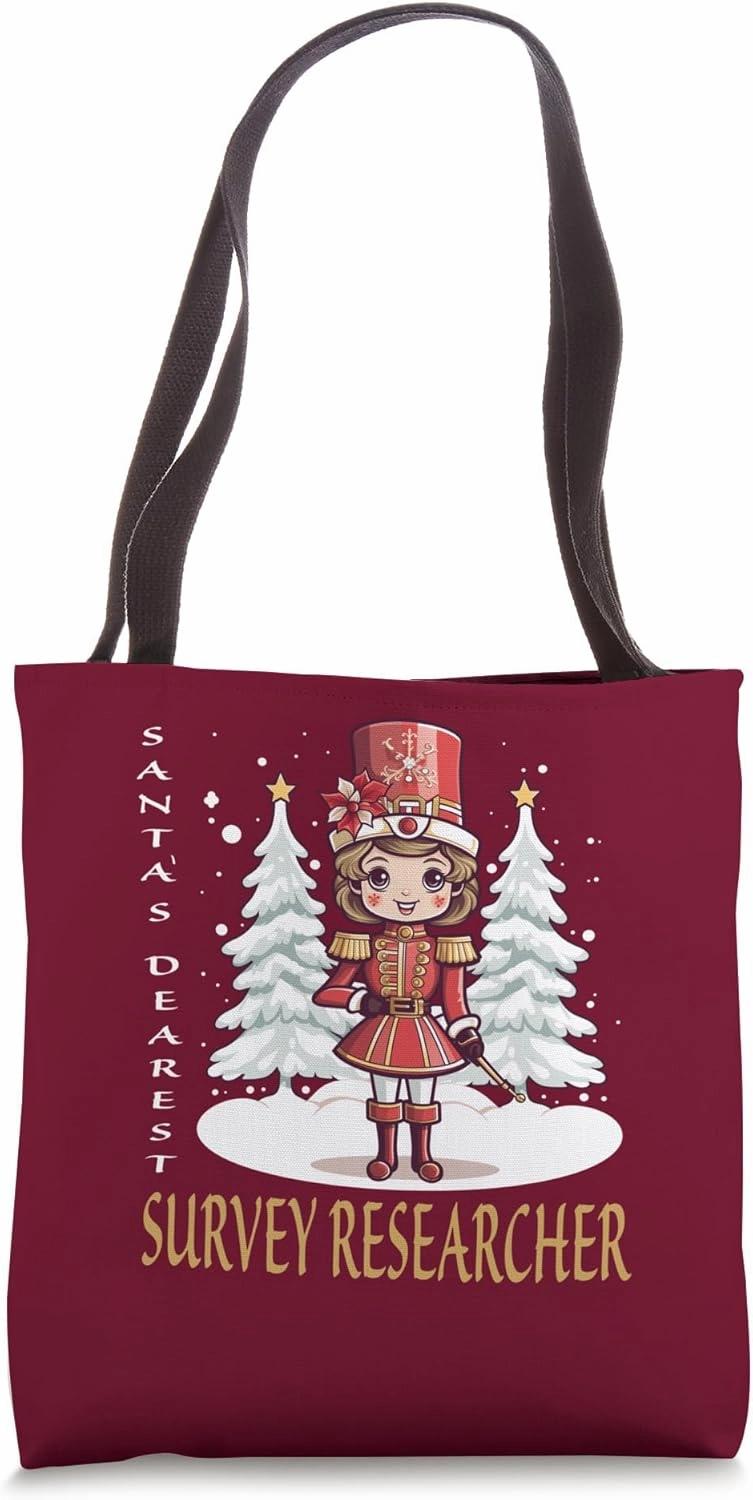 Survey Researcher Christmas Classic Female Nutcracker Tote Bag