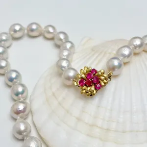 sweet pearly heart necklace