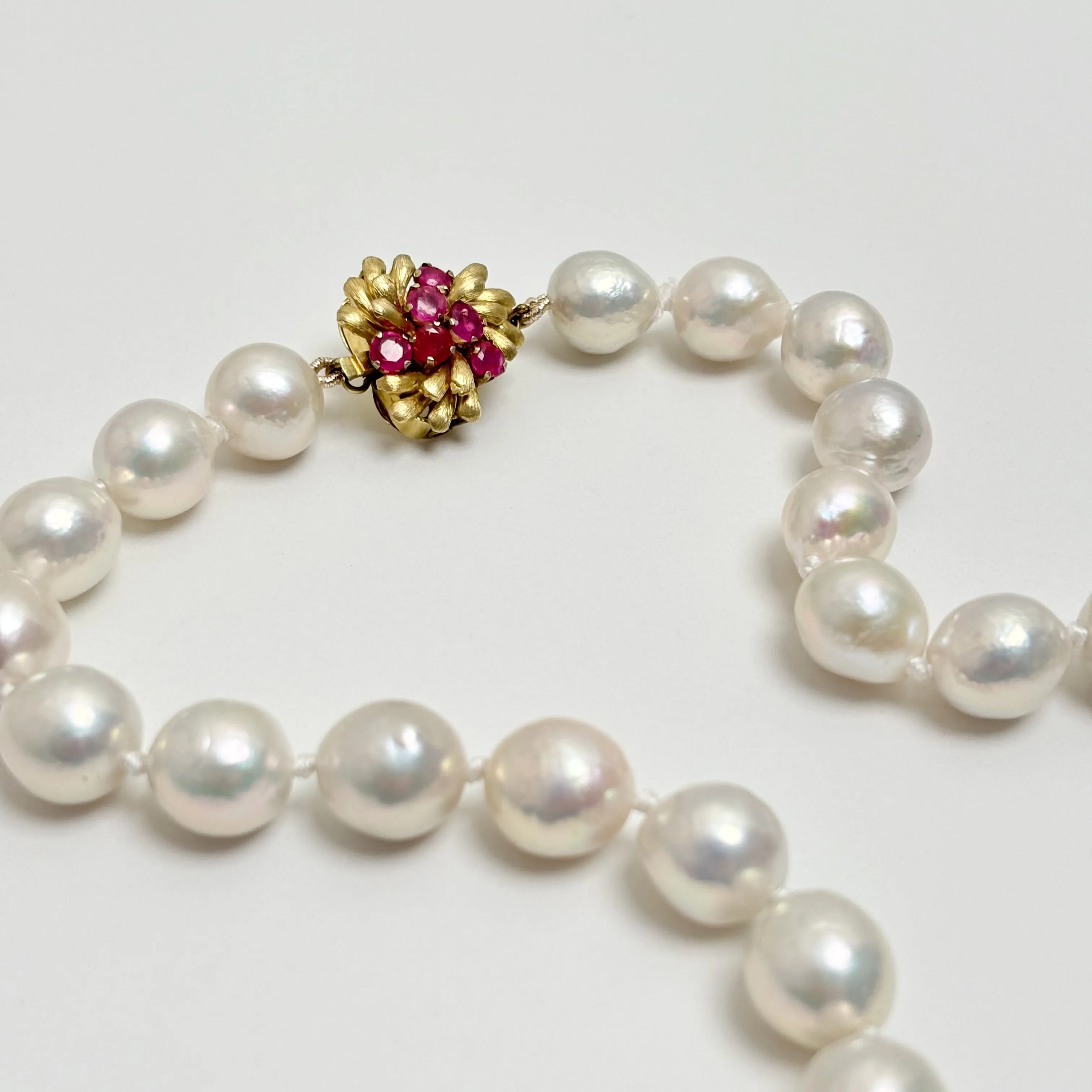sweet pearly heart necklace