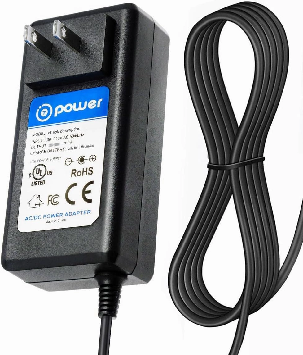 T POWER 42V Battery Charger for Gyroor G13 G2 G5 G11 G-F1 H30 Pro X8 HR9 H40 C1 C2 Swift T580 Electric Self-Balancing Scooter Ac Dc Adapter Class 2 Power Supply