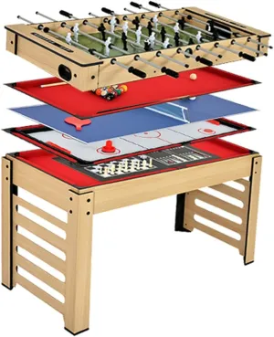 Table Foosball Standard Foosball Table Portable Mini Tabletop Billiard Soccer Competition Sports Home Game Room Toys Mini Soccer Table