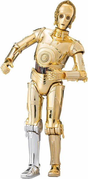 TAMASHII NATIONS S.H. Figuarts Star Wars C-3PO Classic Ver.- (Star Wars: A New Hope) Approx. 6.1 inches (155 mm), ABS & PVC Pre-painted Action Figure