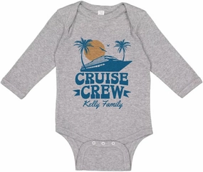 TATY Kids Cruise Crew Kelly Family Long Sleeve Baby Infant Bodysuit