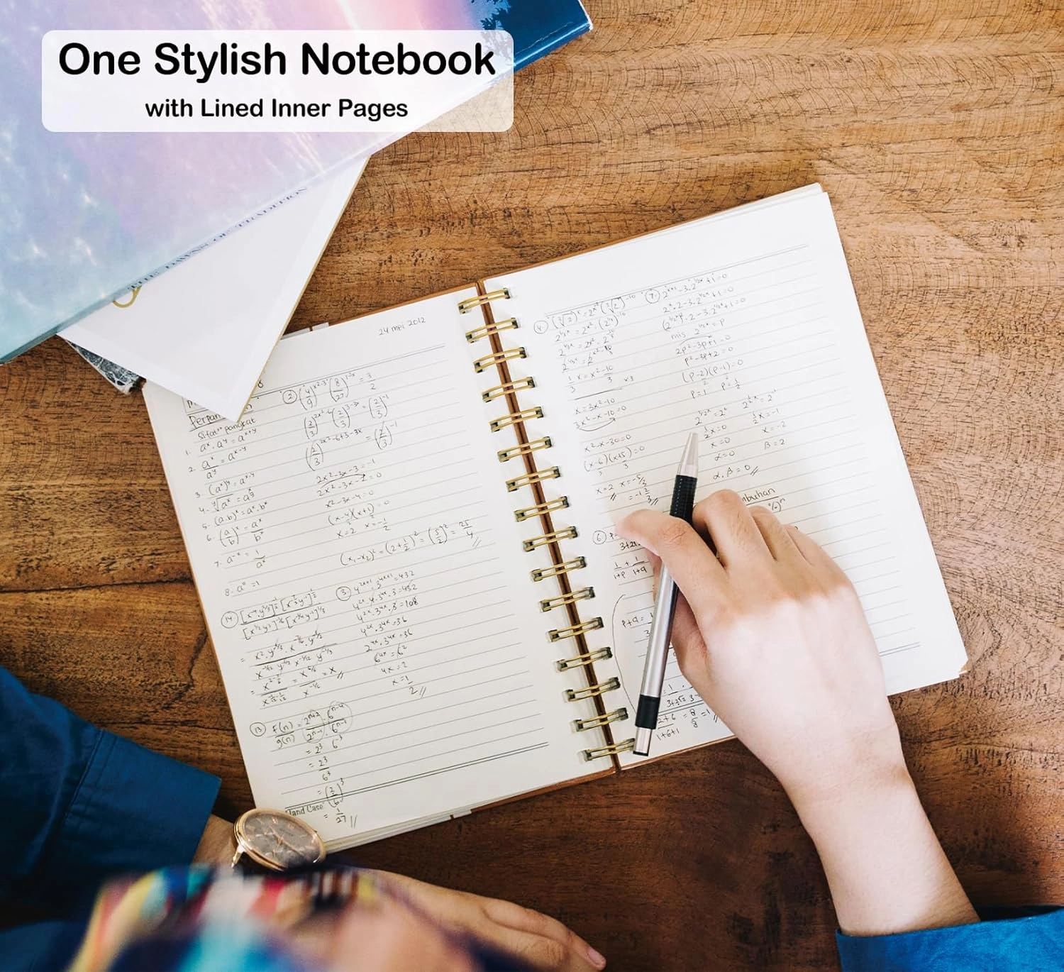Teacher Spiral Journaling Notebooks,Teacher Appreciation Gift,Ruled Hardbound Journal,Writing Notebooks School Office Supplies,Teach Love Inspire Spiral Notebook Journal