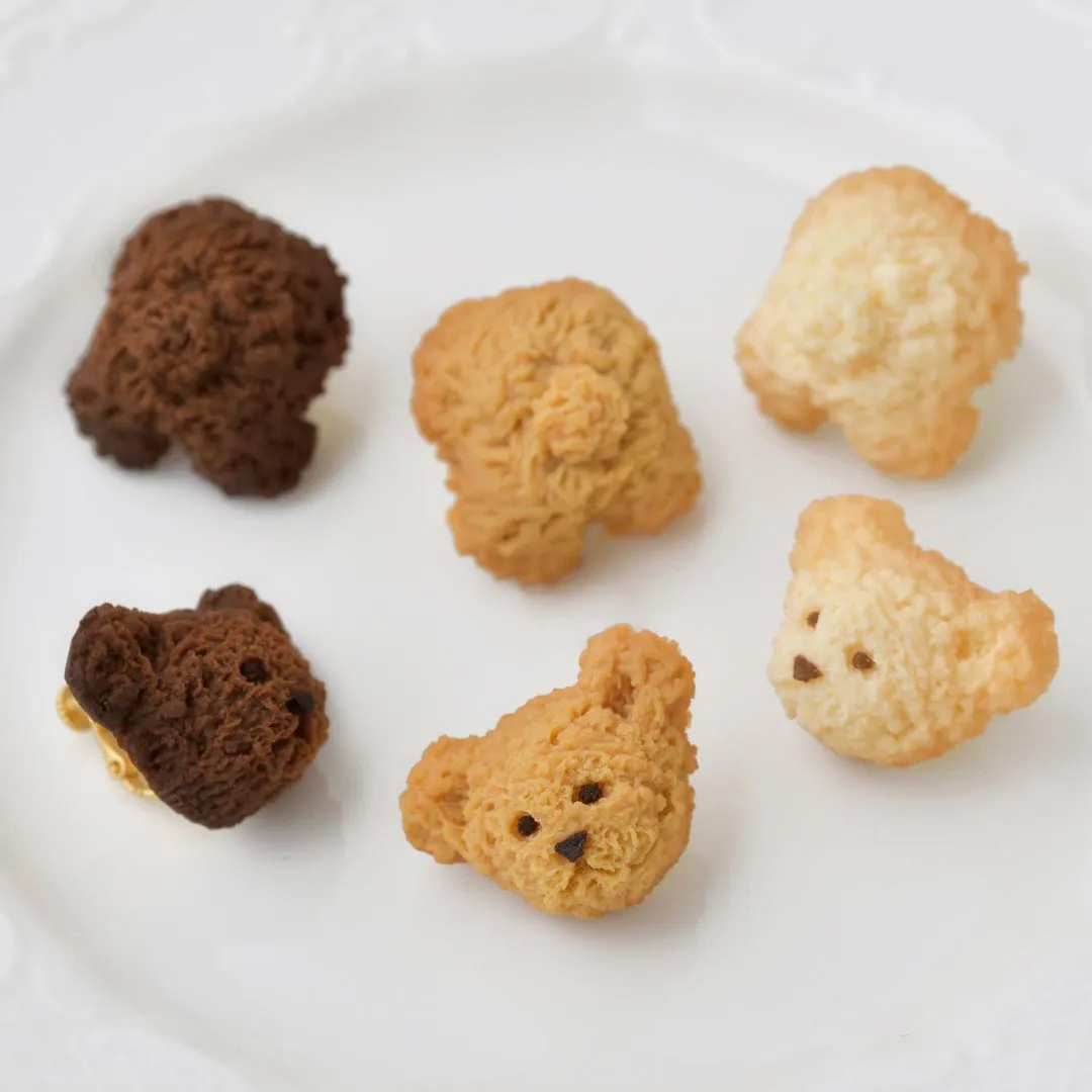 Teddy Bear's Tail Milk Cookie Ring【Japan Jewelry】