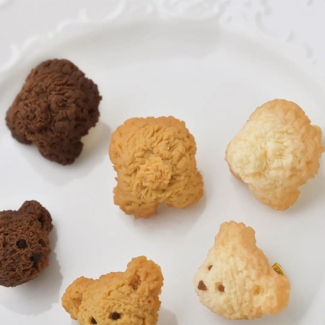 Teddy Bear's Tail Milk Cookie Ring【Japan Jewelry】