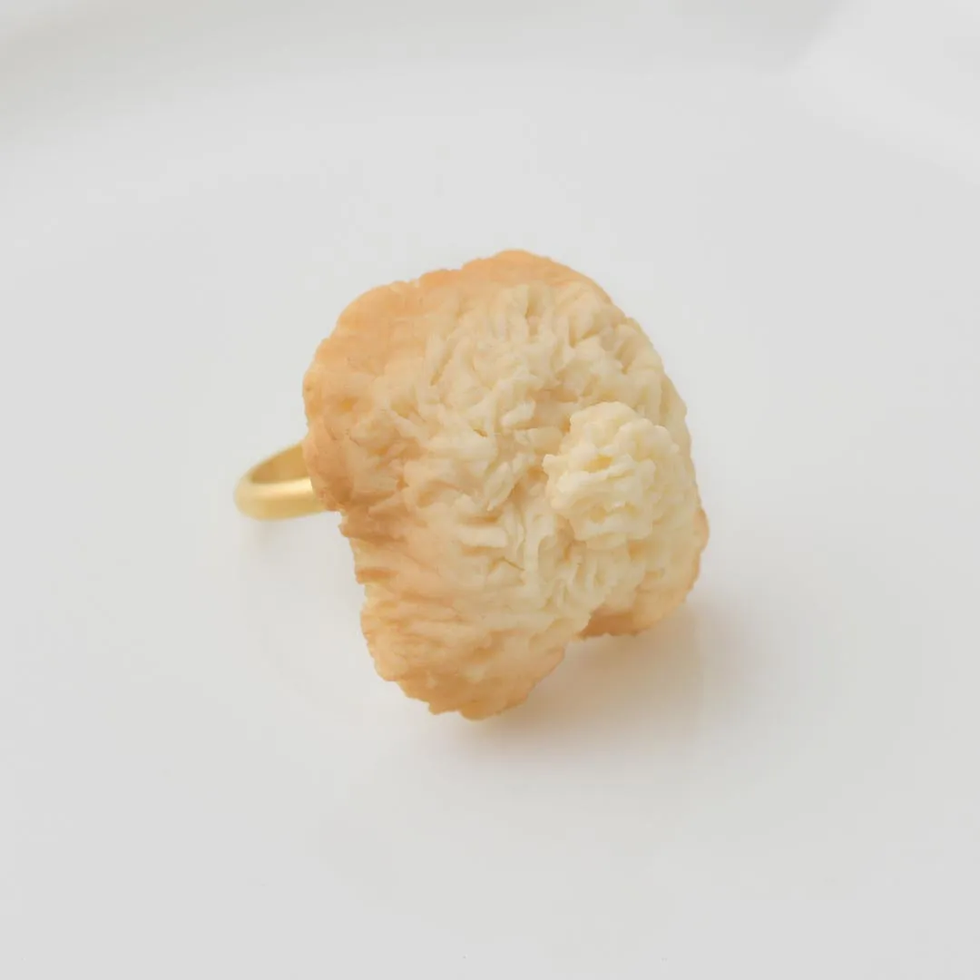 Teddy Bear's Tail Milk Cookie Ring【Japan Jewelry】