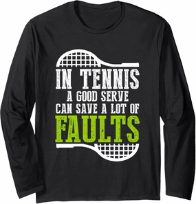 Tennis Club Pro Fan Tennis Lover Coach Tennis Racket Long Sleeve T-Shirt