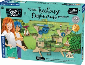Thames & Kosmos 626020 Pepper Mint in The Great Treehouse Engineering Adventure Science Experiment Kit, Blue