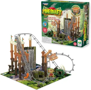 The Learning Journey International Techno Trax Mineshaft, Action Packed Roller Coaster Building Kit, STEM Gift for Boys and Girls Age 8 , 150  pc Set