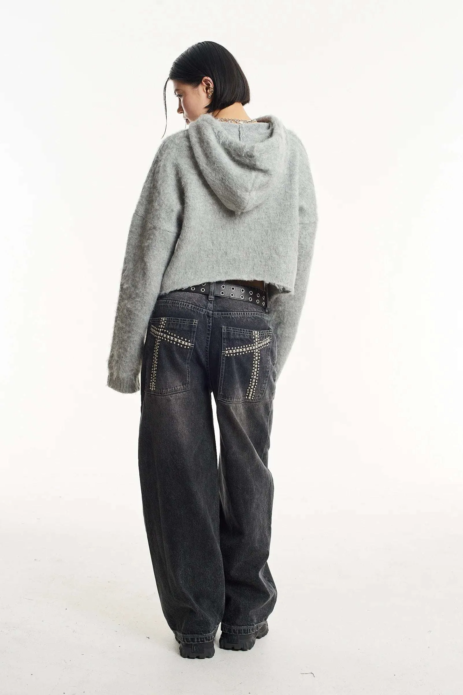 The Ragged Priest Arctic Fluffy Knit Hoodie