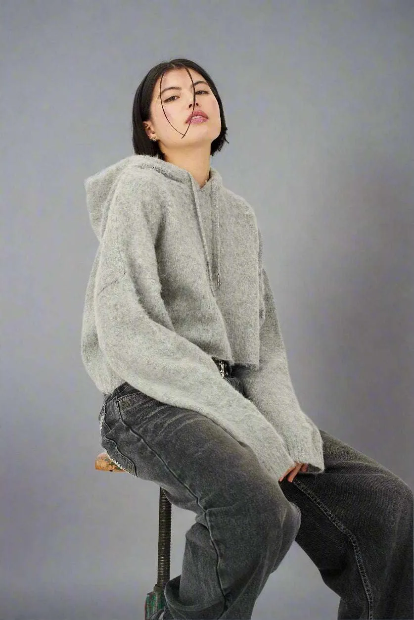 The Ragged Priest Arctic Fluffy Knit Hoodie