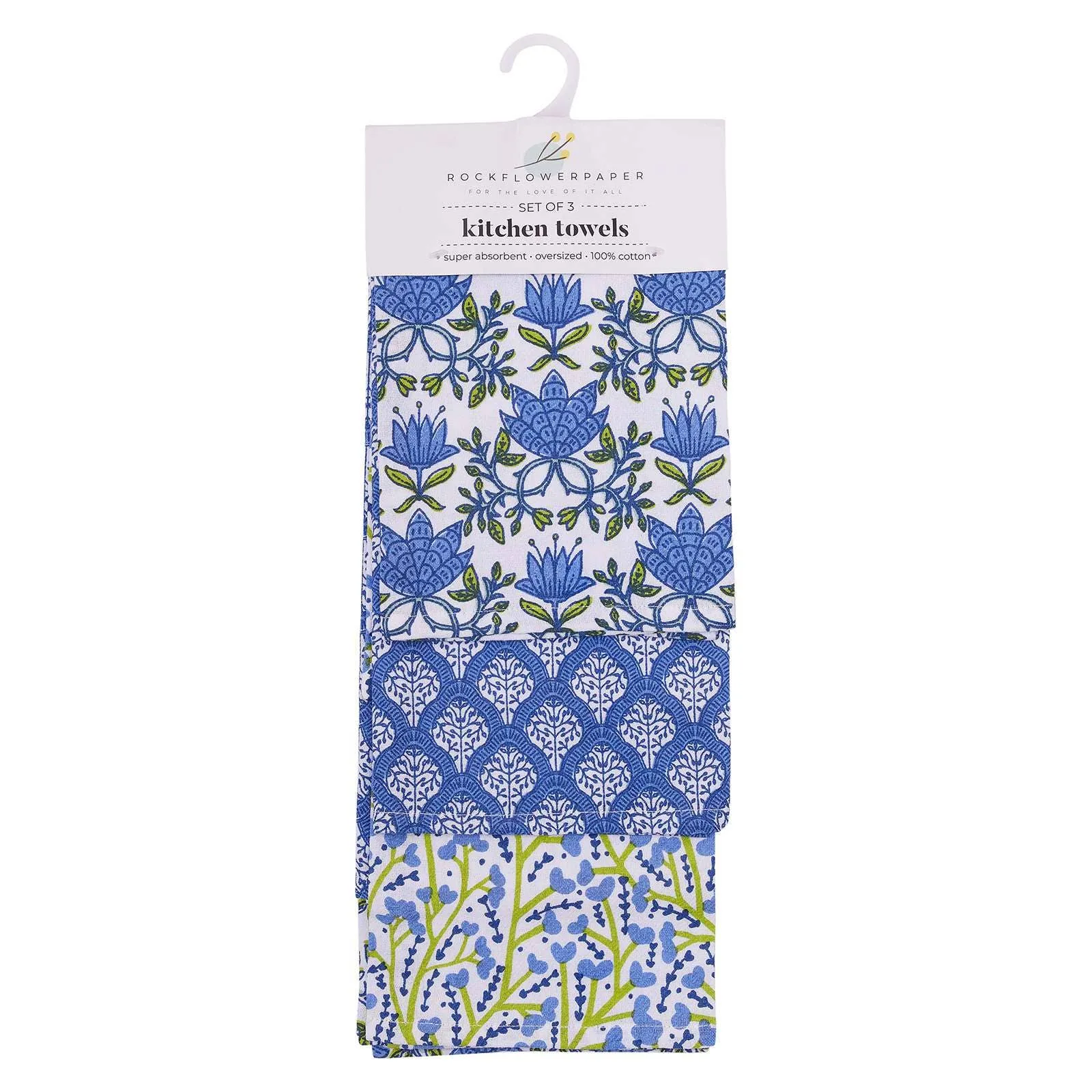 TILLY & FIFER Cotton Kitchen Towels, Set of 3