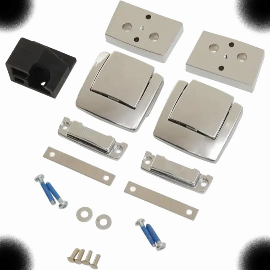 TM NEXDYNAMI Tour-Pak Latch Compatible with Drag Specialties/Harley Davidson Silver