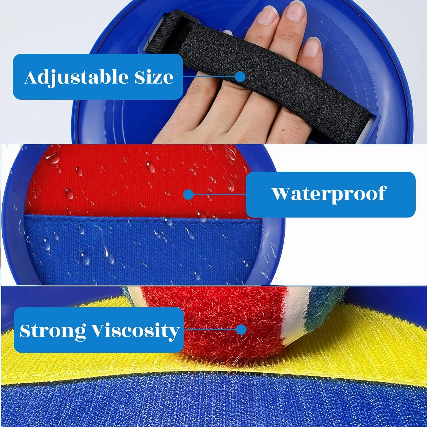 Toss and Catch Game Set, Outdoor Games with 4 Paddles 4 Balls and 1 Storage Bag, Great Outdoor Toys/Gifts for Kids, Classic Outdoor Games, Beach Games, Yard Games