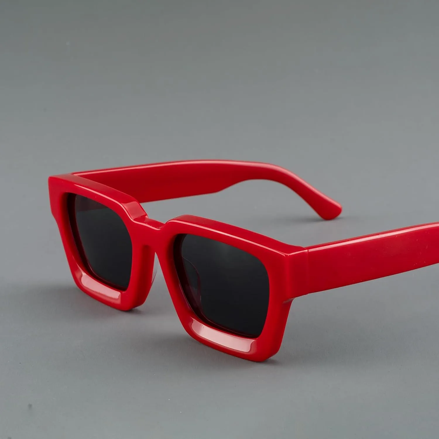 Trendy Polarized Sunglasses for Men Women, UV400 & Shatterproof, Durable Acetate Frame, Anti Glare HD Lens 1439S