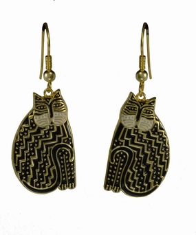 Tribal Cat Earrings