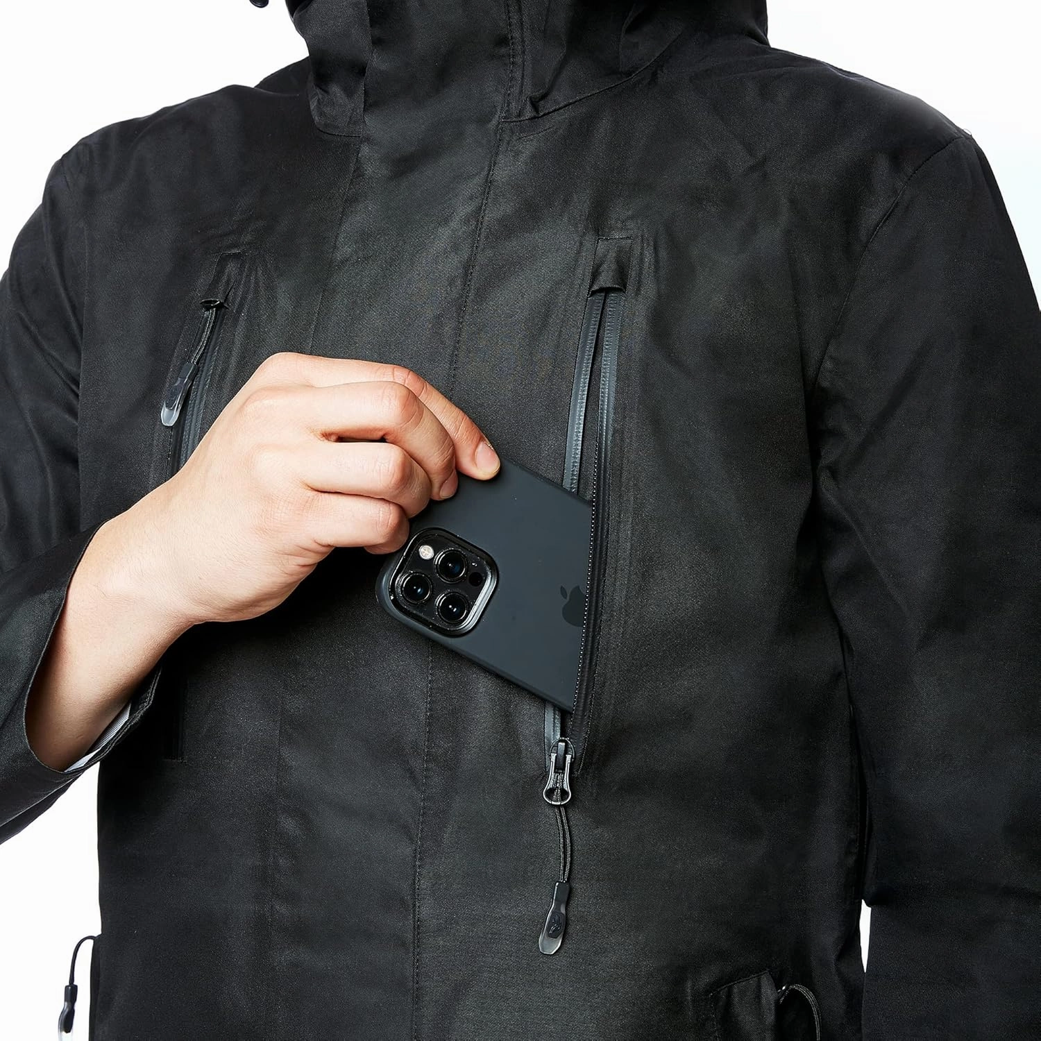 Triple F.A.T. Goose Valen Mens Rain Jacket - Rain Jackets For Men Waterproof - Rain Coats For Men - Men's Rain Coat