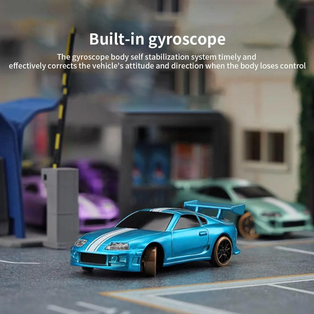 Turbo Racing C63 1/76 RC Car,2.4G 3CH Electric Racing Car Model with Wireless Remote Control,Birthday Xmas Gift for Teens and Adults(RTR Version/Blue), Medium, 1285S188A6