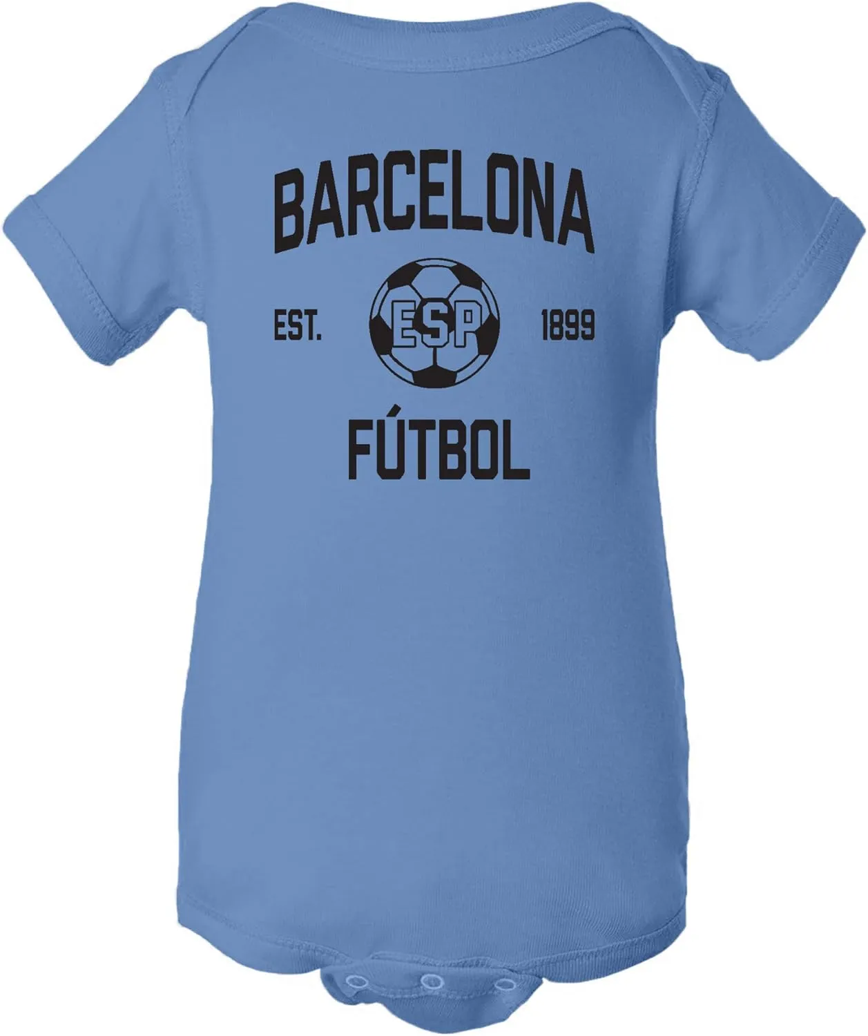 UGP Campus Apparel Barcelona Away Kit World Classic Soccer Football Arch Infant Creeper Bodysuit