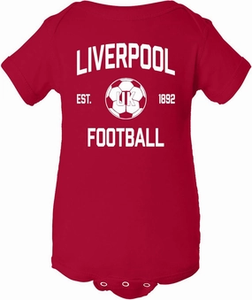 UGP Campus Apparel Barcelona Away Kit World Classic Soccer Football Arch Infant Creeper Bodysuit