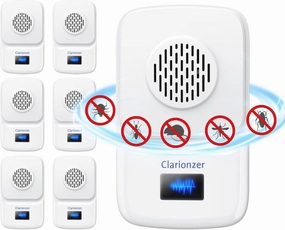Ultrasonic Pest Control Repeller (6 Pack) - Pest Control Repeller Plug in, Ants, Spiders, Mouse, Bed Bugs, Mosquitos, Insect, Roach, Rodent for Home, Kitchen, Office, Warehouse