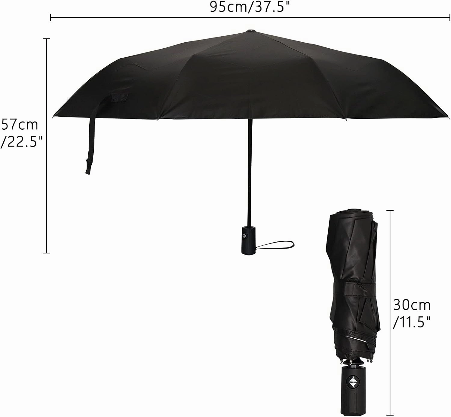 Umbrella Rain Windproof Comic Book Question Marks Automatic Folding Compact Beach Anti-UV Protection Umbrellas Travel Golf Parasol Open Close Men Women Girls Adults