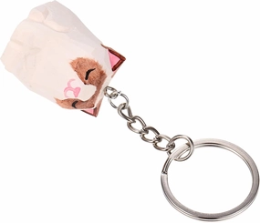 Unique Wooden Cat Ornament Keychain Hanging Decor for Festival Backback Handbag