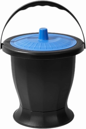 Unisex Portable Urine Pot with Lid Lightweight and Compact Chamber Pot for Home Travel and Emergency Use for Elderly Disabled and Potty Training