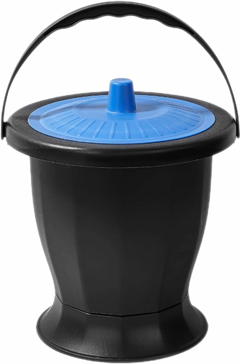 Unisex Portable Urine Pot with Lid Lightweight and Compact Chamber Pot for Home Travel and Emergency Use for Elderly Disabled and Potty Training