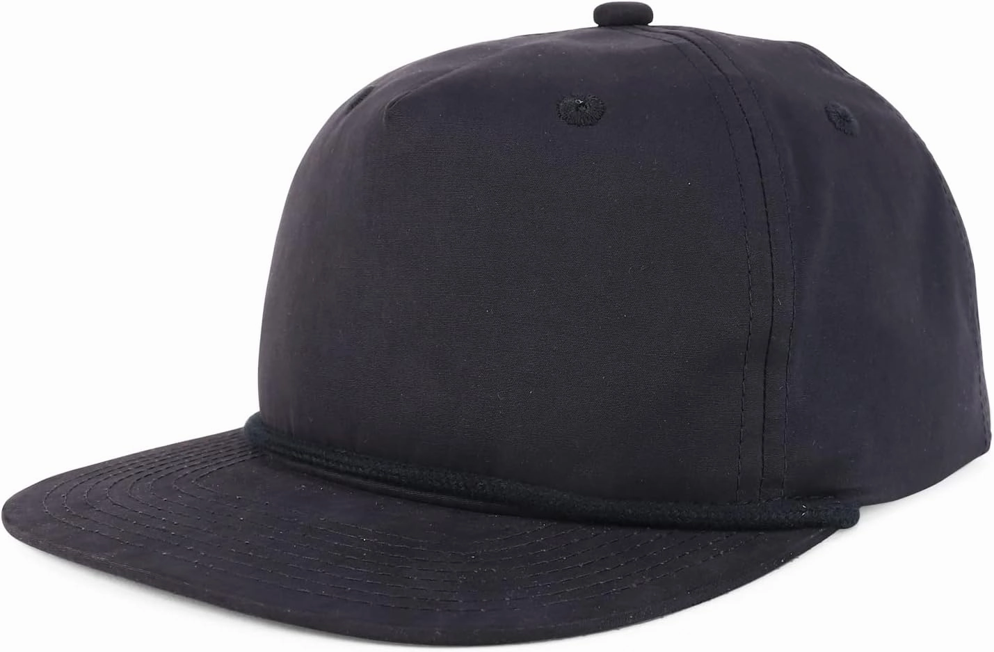 UPF 50  Water Repellent Classic Golf Ball Cap with Braided Rope