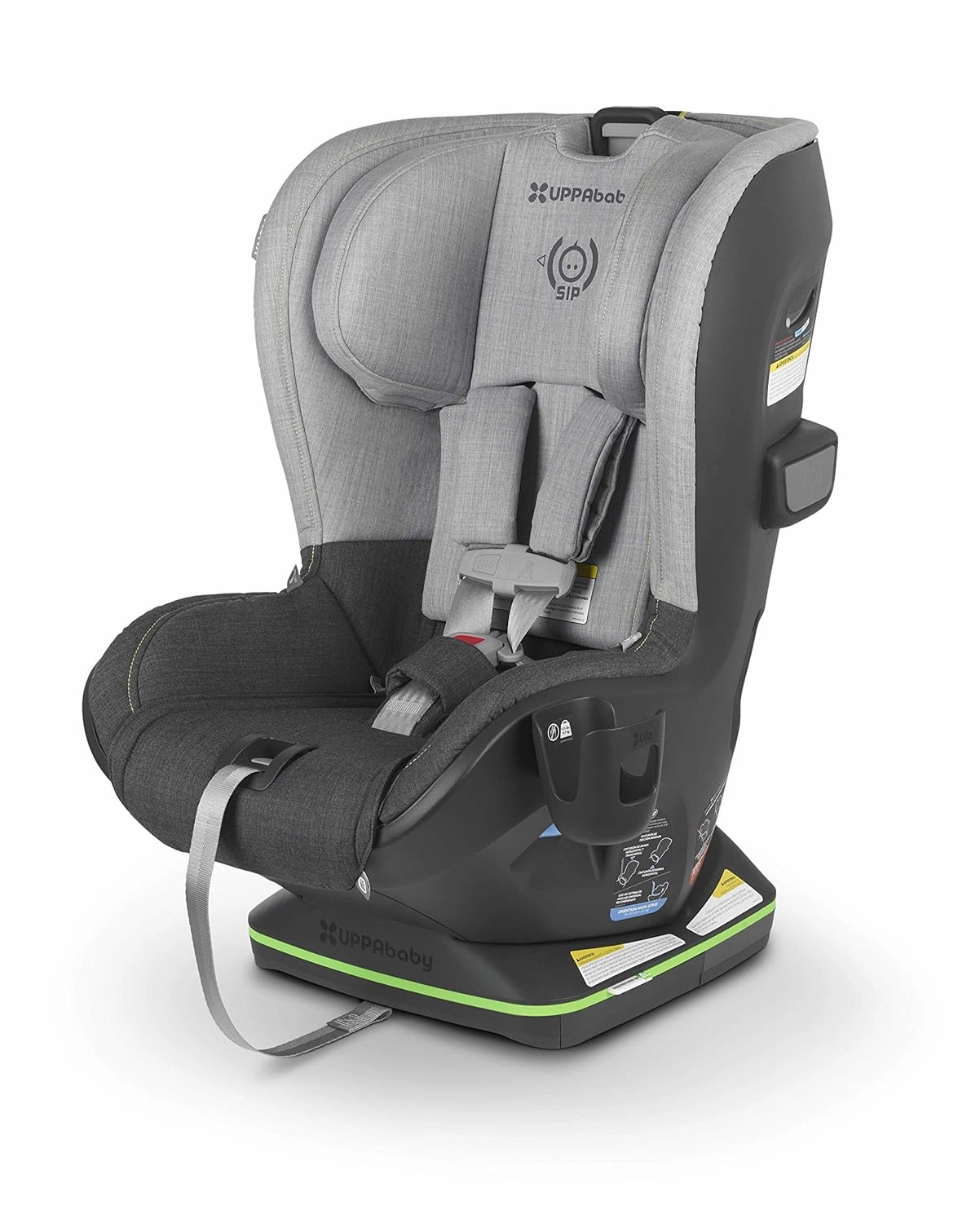 UPPAbaby Knox Convertible Car Seat / Rear Facing and Forward Facing / Intuitive Safety Features / Koroyd   CleanTech Technology / Removeable Cup Holder Included / Jordan (Charcoal Mélange)