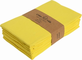 Urban Villa Kitchen Towels Premium Quality 100% Cotton Solid Kitchen Towels Set of 6 Ultra Soft Size 20X30 Inches Yellow Color Kitchen Towel Highly Absorbent Kitchen Towels