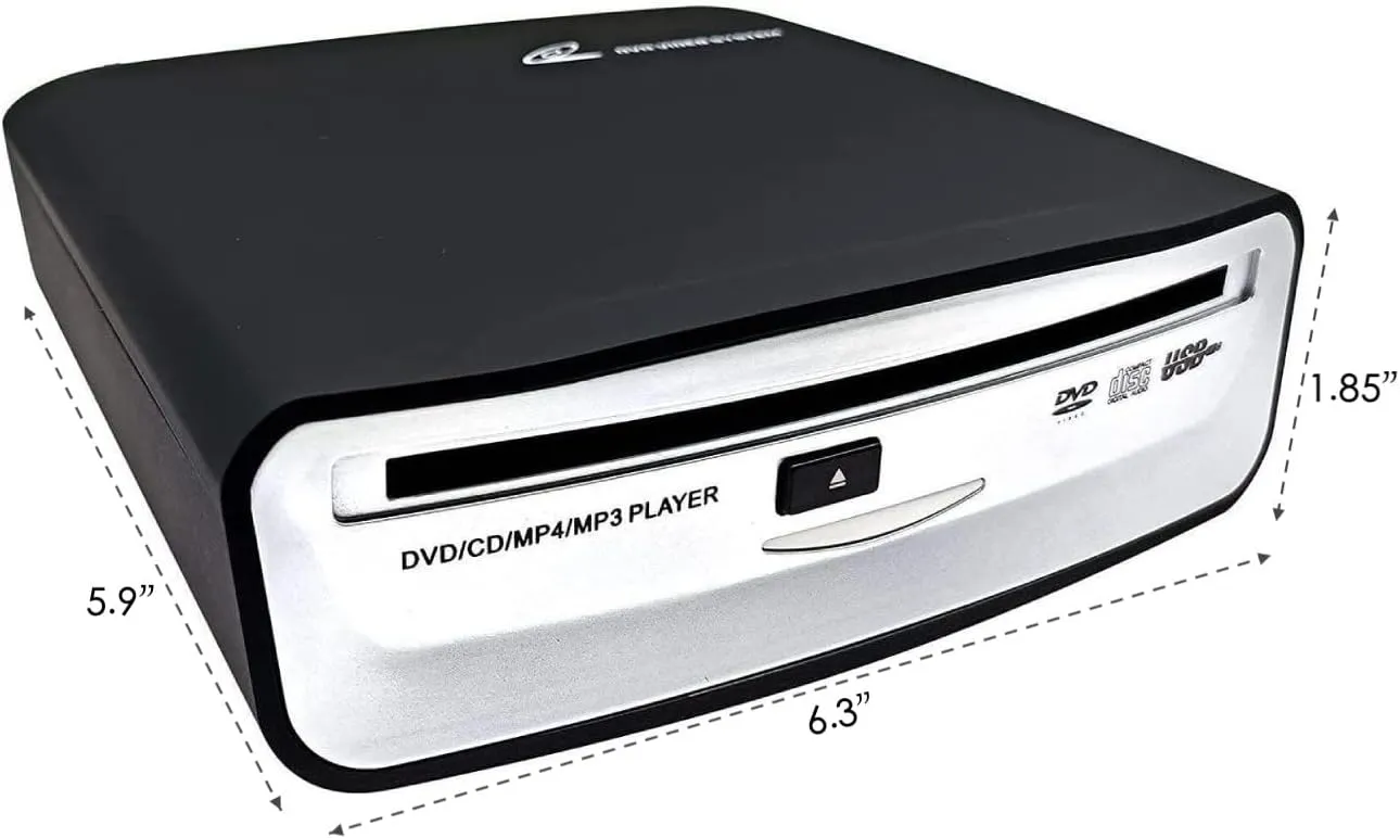 USB External Car DVD/VCD/CD Player Universal USB Connection Plug and Play for Car Android Navigation PC Laptop TV MacBook Pro Handy Portable CD Player