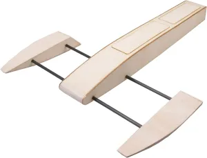 Viloga RC Boat Kit for Pools and Lakes, 495mm Outrigger Wooden Shrimp Boat, DIY Brushless RC Boats for Adults (B068, Not Including TX&RX)