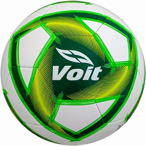 Voit Soccer Ball No. 5 Liga MX Apertura Luiguilla 2022, White/Green: Recreational USE ONLY
