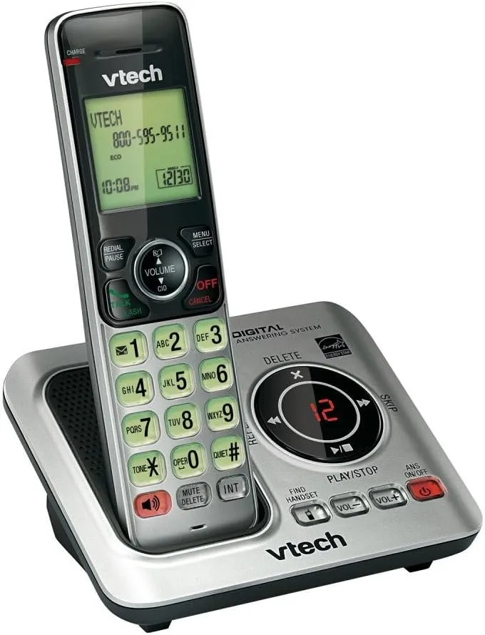 VTech VTCS6629 DECT 6.0 Expandable Speakerphone with Caller ID & Call Waiting (Single-Handset System)
