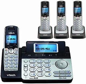 Vtech DS6151 Base with 3 Additional DS6101 Cordless Handsets Bundle